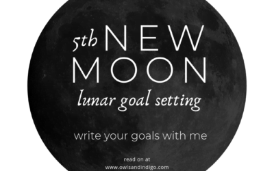 5th Moon Monthly Goals Plan With Me | Lunar Goal Setting