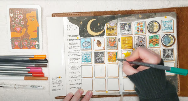Illuminated Tarot Journal - Learn Tarot While Journaling