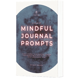 A Year of Mindful Journal Prompts (Hardcover)